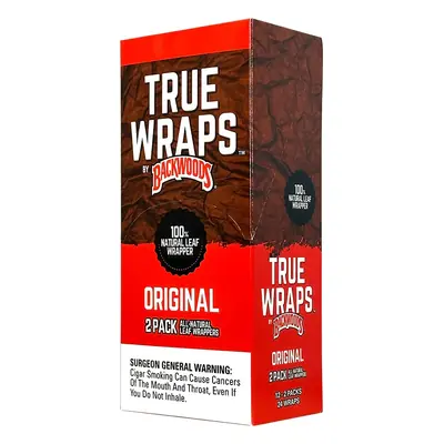 Backwoods TrueWraps 2pk Original - 12ct
