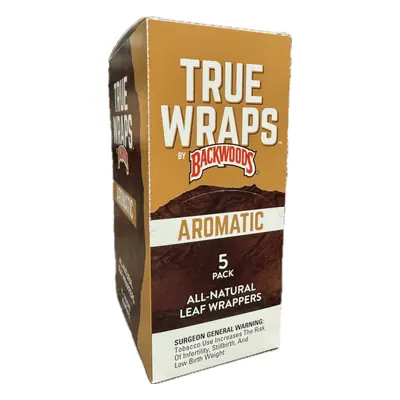 Backwoods TrueWraps 5pk Aromatic - 16ct