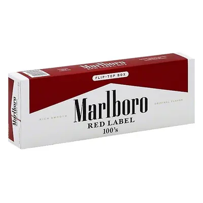 MARLBORO RED LABEL BOX 100