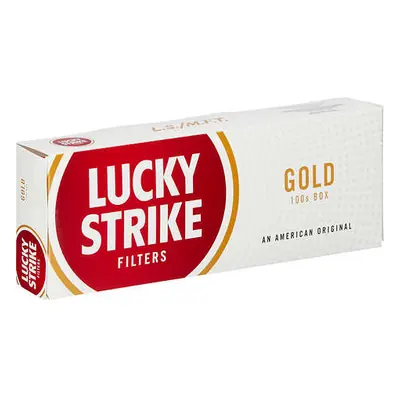 LUCKY STRIKE GOLD BOX 100