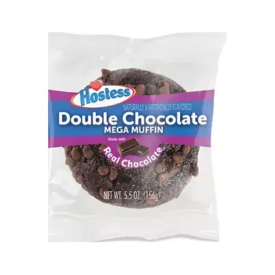 Hostess Muffin Double Chocolate - 3ct