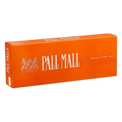 PALL MALL ORANGE BOX 100