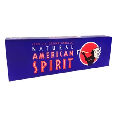 AMERICAN SPIRIT US GROWN FULL BOX DK BLUE