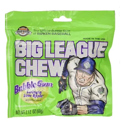 Big League Chew Sour Apple - 12ct