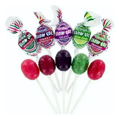 Charm Blo Pops - Asst - 100ct