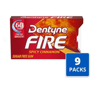 Dentyne Fire Cinnamon - 9ct