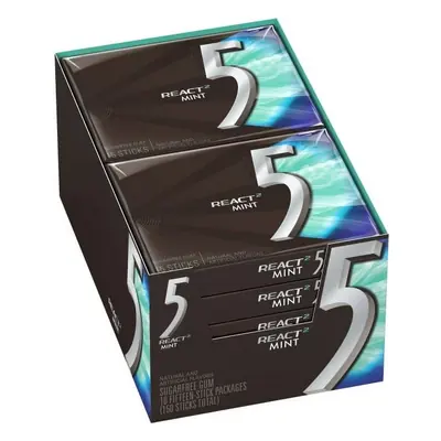 Wrigley 5 React Mint - 10ct