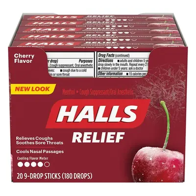 Halls Stick Cherry - 20ct
