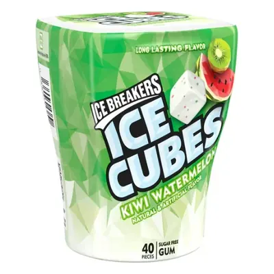 Ice Breakers Ice Cube Btl Kiwi/Watermelon - 6ct