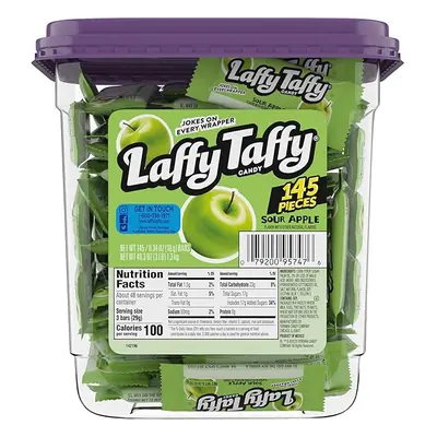 Laffy Taffy Sour Apple - 145ct