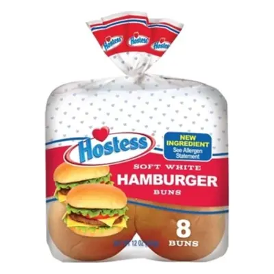 Hostess Roll Hamburger 8pk - 4ct