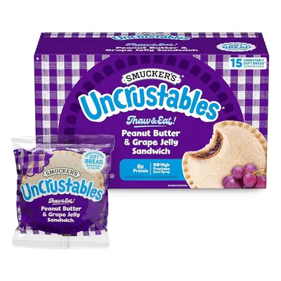 Uncrustable Pnt Btr Grape - 8ct