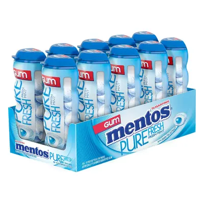 Mentos Gum Pocket Bottle Fresh Mint 10ct