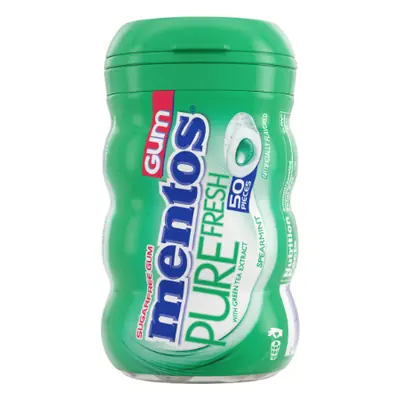 Mentos Gum Big Bottle Spearmint 6ct