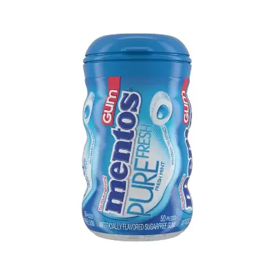 Mentos Gum Big Btl Fresh Mint - 6ct