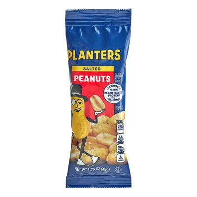 Planters Tube Peanuts Salted 1.75oz - 18ct