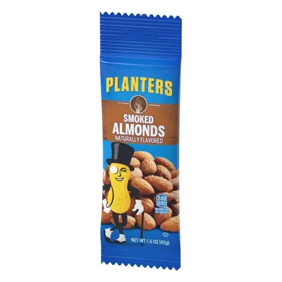Planters Tube Almonds Smoked 1.5oz - 18ct