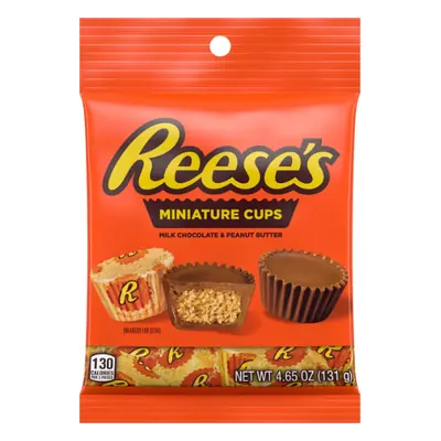 Reeses Peg Cups Miniatures 4.65oz 12ct