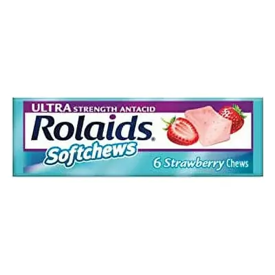 Rolaids Ultra Soft Chew Strawberry - 12ct