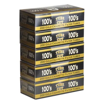 Gamb TubeCut Tube 100mm Gold 5/200ct