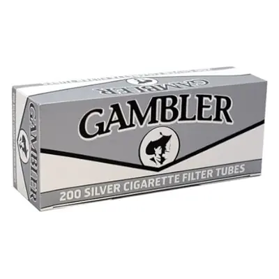 Gambler Tubes Silver - 5/200ct