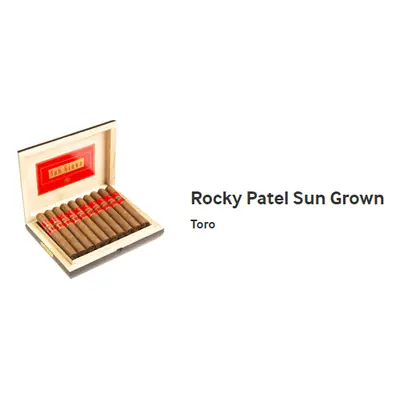 Rocky Patel Sun Grown Toro 20wd