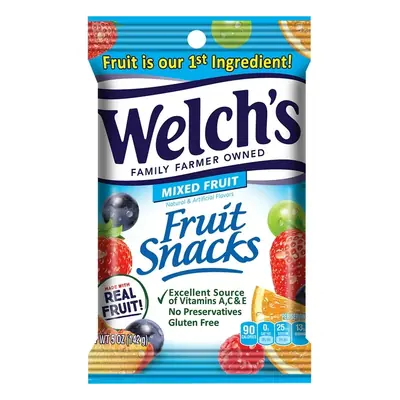 Welchs Peg Snacks Mixed Fruit 5oz - 12ct