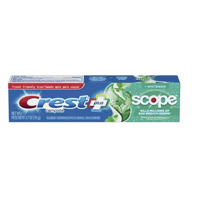 Toothpaste Crest Plus Scope Minty 2.7oz - 1ct