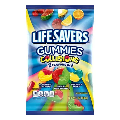 Lifesavers Peg Gummi Collisions 7oz - 12ct