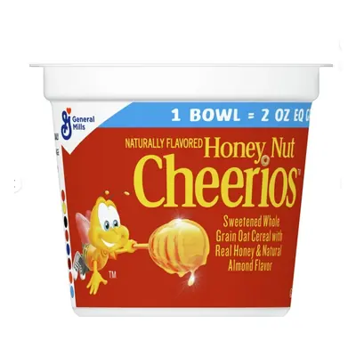 Cereal Cup, Cheerios Hny Nut 1.38oz - 6ct