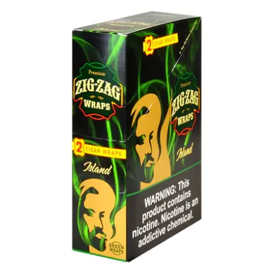 Zig Zag Wraps Island Green 25/2s