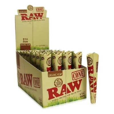 Raw Cone Organic 1-1/4 32/6pks