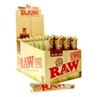 Raw Cone Organic King Size 32/3pks