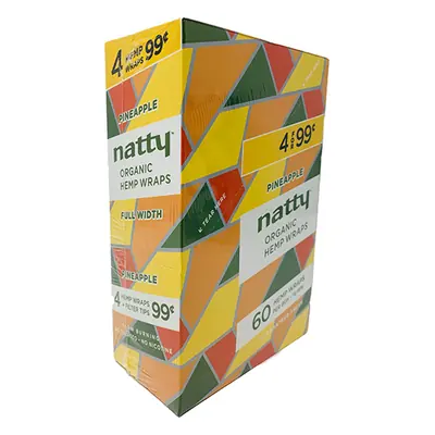 Natty Pineapple Organic Hemp Wraps 4/99 - 15/4pk
