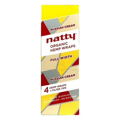 Natty Russian Cream Organic Hemp Wraps 4/99 - 15/4