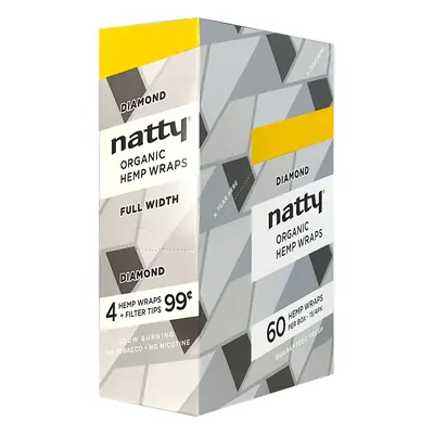 Natty Diamond Organic Hemp Wraps 4/99 - 15/4pk