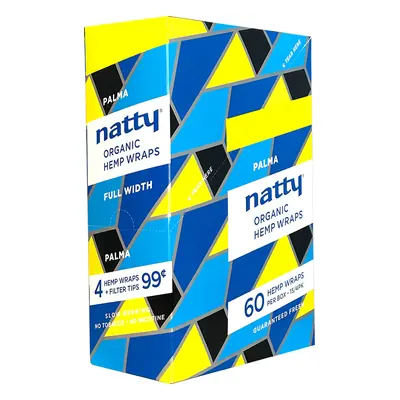 Natty Palma Organic Hemp Wraps 4/99 - 15/4pk