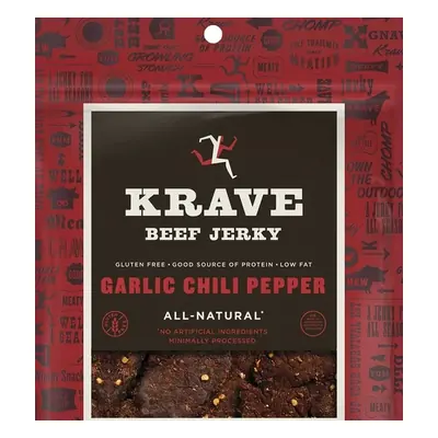 Krave Jerky Garlic Chili Pepper 3.25oz - 1ct