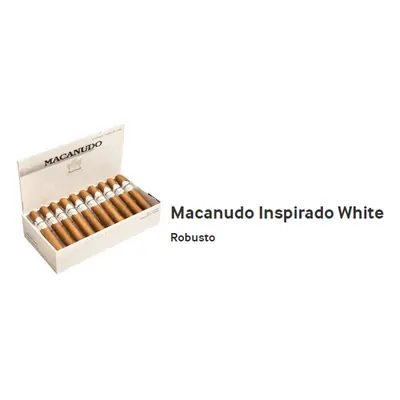 Macanudo Inspirado White Robusto - 20wd