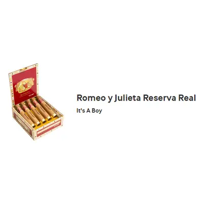 Romeo y Juliet Real Its A Boy 10wd
