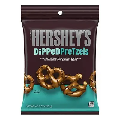 Hershey Dipped Milk Chocolate Pretzel - 12ct