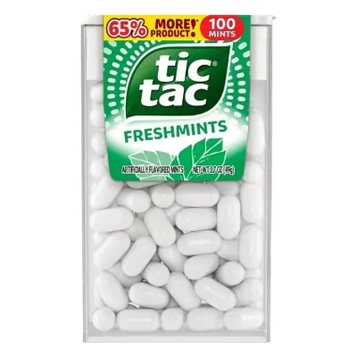 Tic Tac Freshmint-White 100ct - 12ct