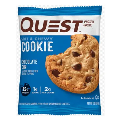 Quest Protein Cookie Choc Chip - 12ct