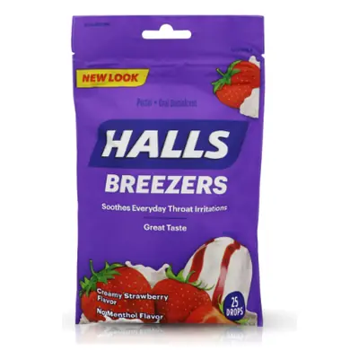 Halls Bag Strawberry Breezr 30pc - 1ct