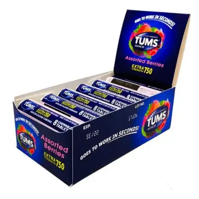 Tums Extra 750 Berries - 12ct