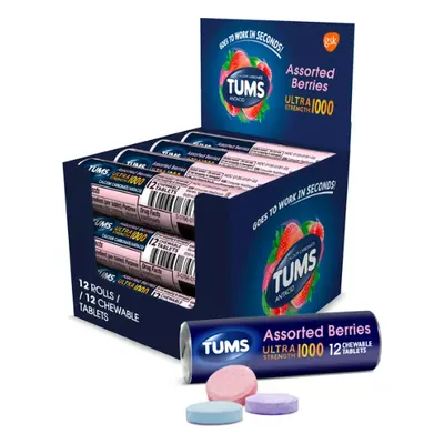 Tums Ultra 1000 Berries - 12ct