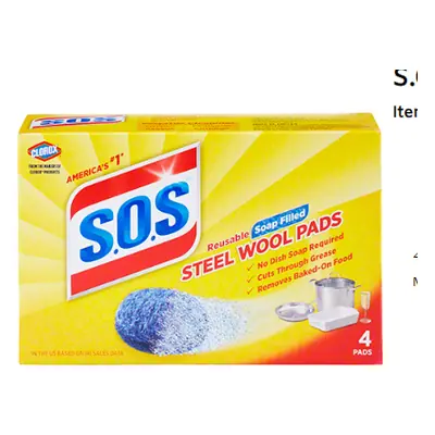 SOS Pads 4ct