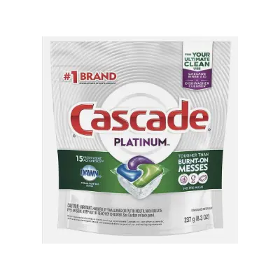 Dish Soap Cascade 15 Pacs - 1ct