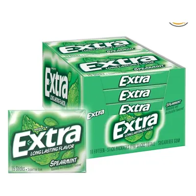 Extra Spearmint Slim Pack 10/15ct