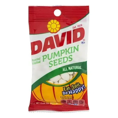 David Pumpkin Seed 2.5oz - 12ct